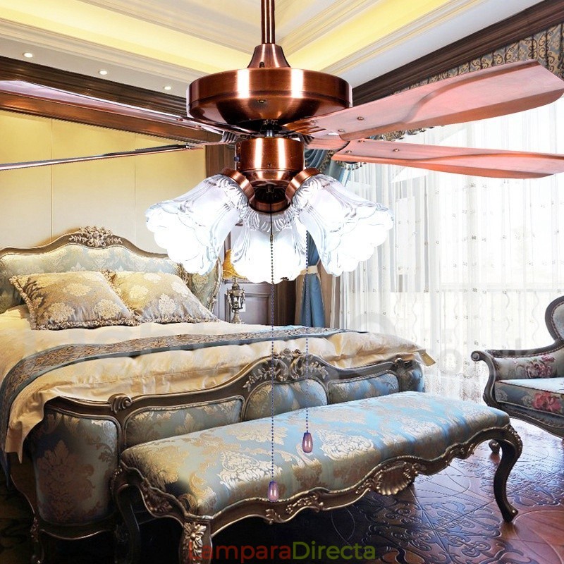 Ventilador de techo moderno y contemporáneo de 42"