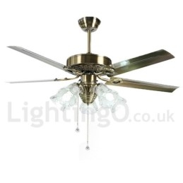 Ventilador de techo vintage estilo europeo de 52"