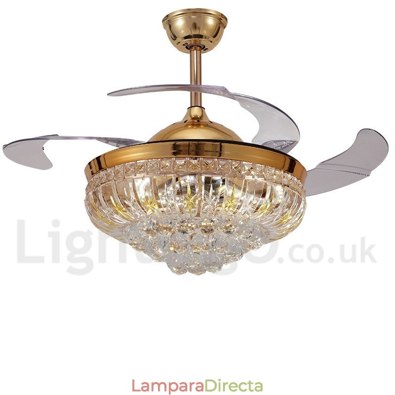 Ventilador de techo moderno y contemporáneo de estilo europeo de 42"