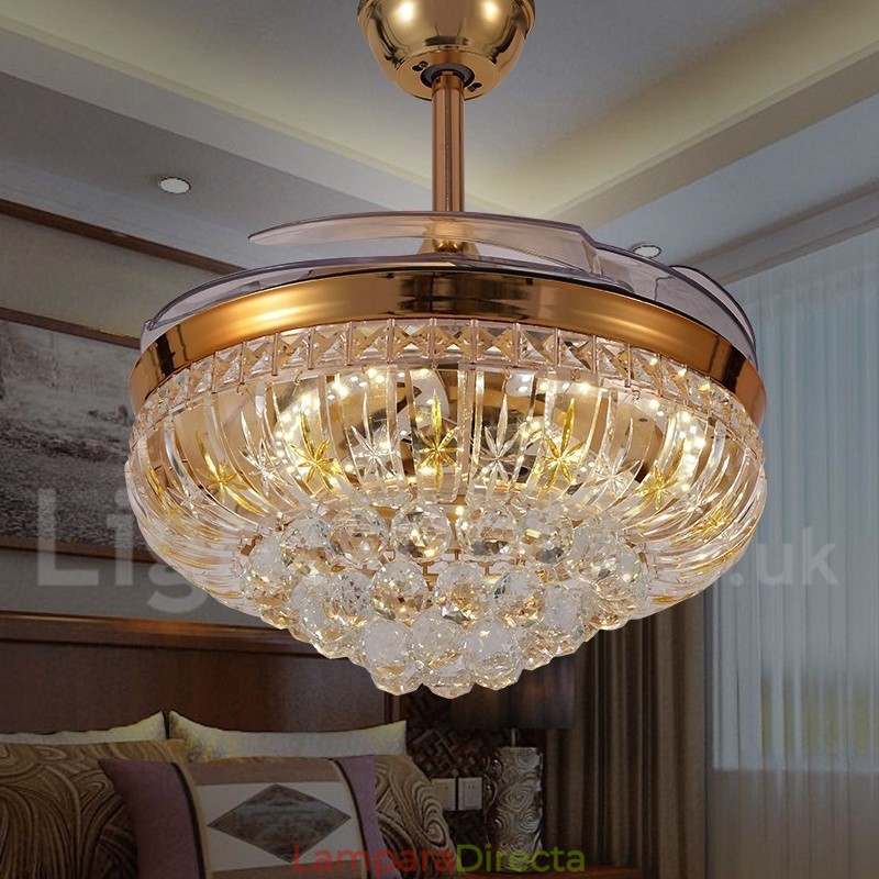 Ventilador de techo moderno y contemporáneo de estilo europeo de 42"