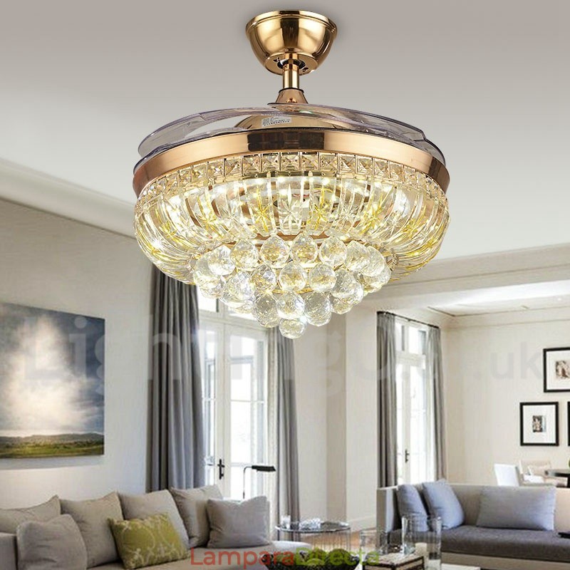 Ventilador de techo moderno y contemporáneo de estilo europeo de 42"