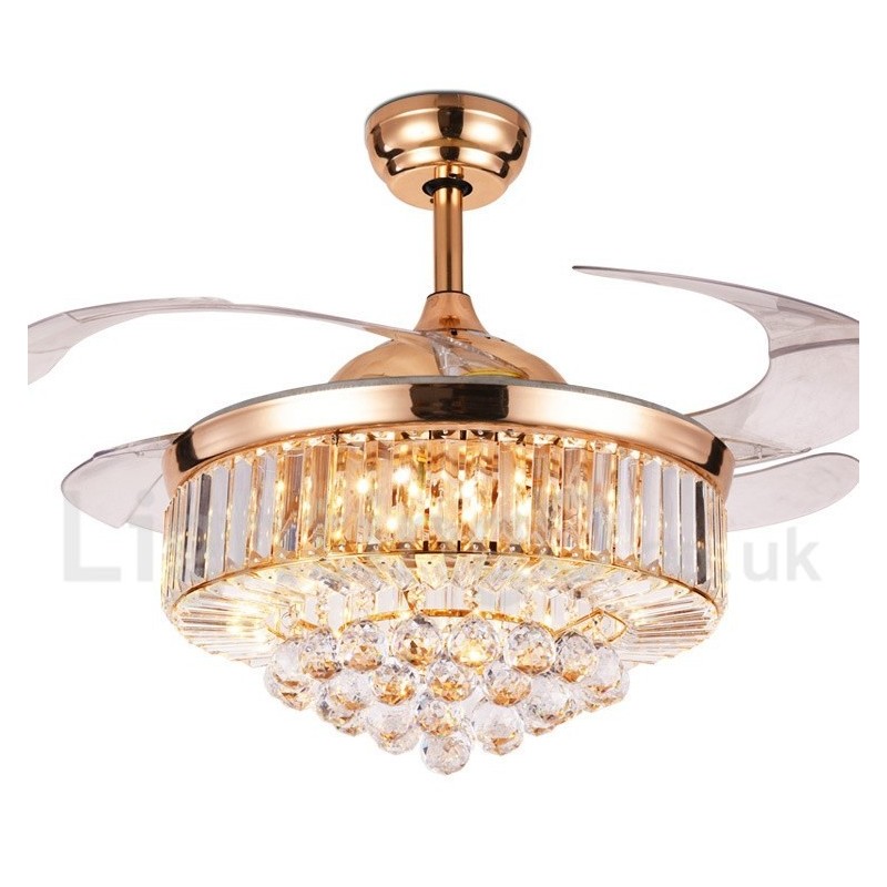 Ventilador de techo moderno y contemporáneo de estilo europeo de 42"