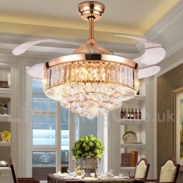 Ventilador de techo moderno y contemporáneo de estilo europeo de 42"
