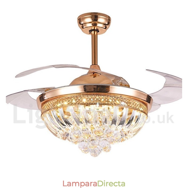Ventilador de techo moderno y contemporáneo de estilo europeo de 42"