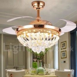 Ventilador de techo moderno y contemporáneo de estilo europeo de 42"
