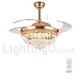 Ventilador de techo moderno y contemporáneo de estilo europeo de 42"