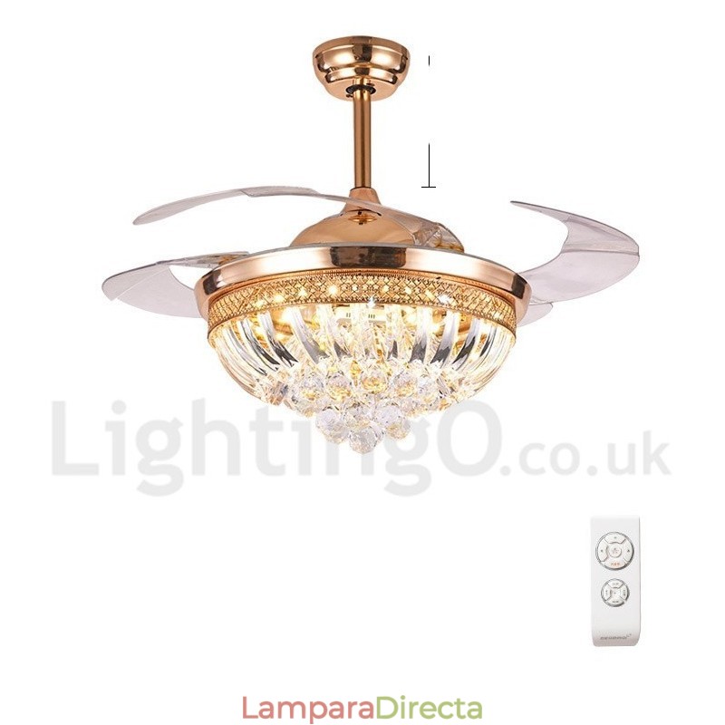 Ventilador de techo moderno y contemporáneo de estilo europeo de 42"