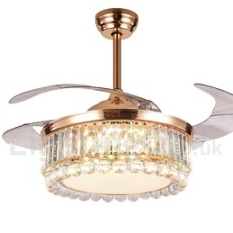 Ventilador de techo moderno y contemporáneo de estilo europeo de 42"