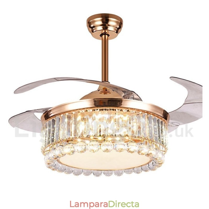 Ventilador de techo moderno y contemporáneo de estilo europeo de 42"