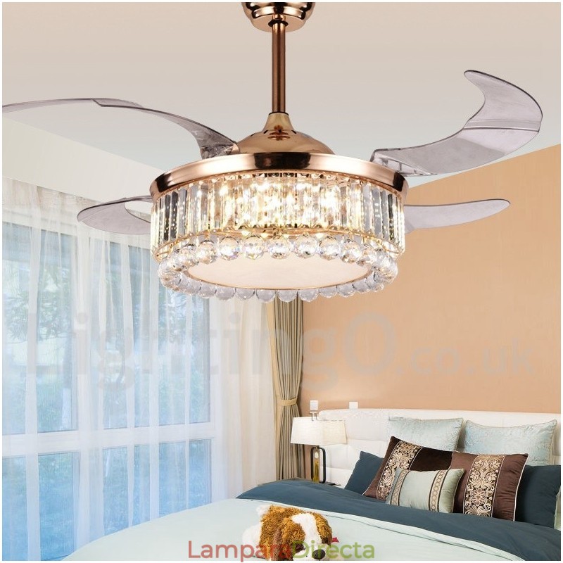Ventilador de techo moderno y contemporáneo de estilo europeo de 42"