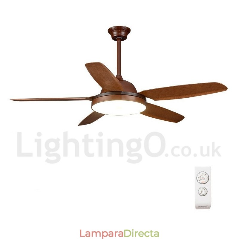 Ventilador de techo nórdico campestre de 56"