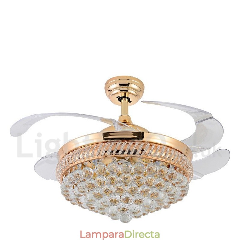 Ventilador de techo moderno y contemporáneo de estilo europeo de 42"