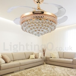 Ventilador de techo moderno y contemporáneo de estilo europeo de 42"