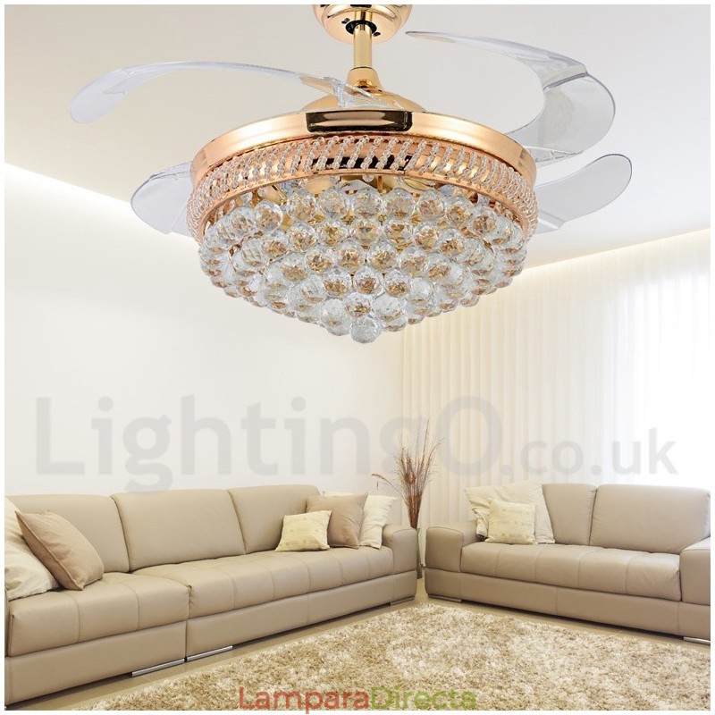 Ventilador de techo moderno y contemporáneo de estilo europeo de 42"