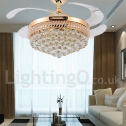 Ventilador de techo moderno y contemporáneo de estilo europeo de 42"