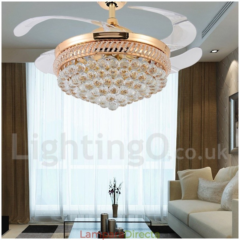 Ventilador de techo moderno y contemporáneo de estilo europeo de 42"