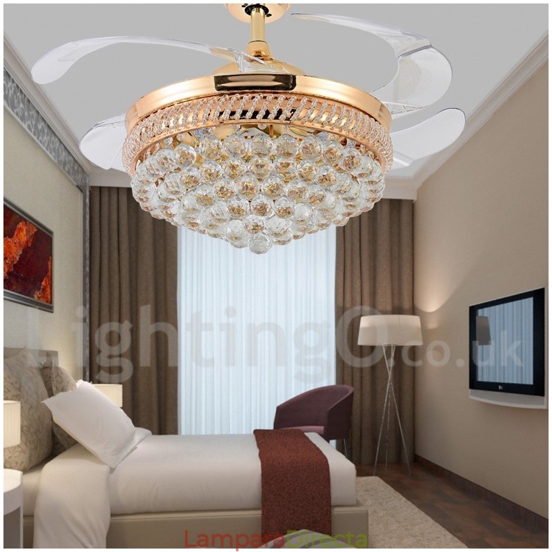 Ventilador de techo moderno y contemporáneo de estilo europeo de 42"