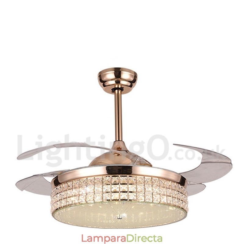 Ventilador de techo moderno y contemporáneo de estilo europeo de 42"