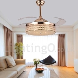 Ventilador de techo moderno y contemporáneo de estilo europeo de 42"