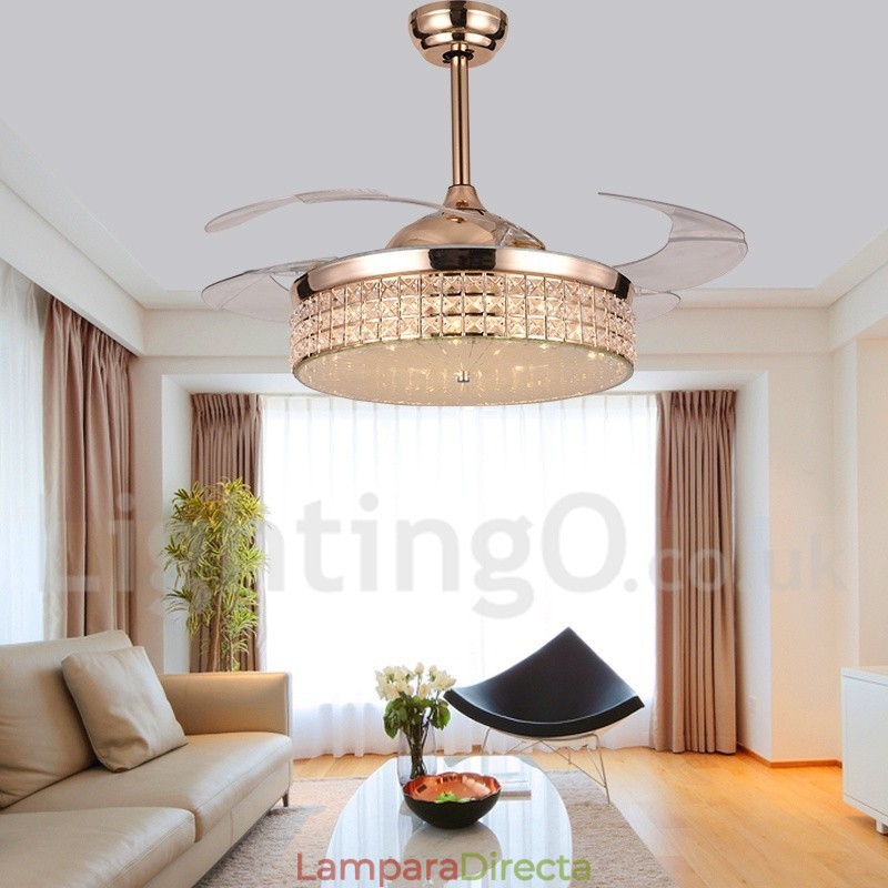Ventilador de techo moderno y contemporáneo de estilo europeo de 42"