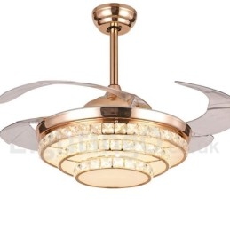Ventilador de techo moderno y contemporáneo de estilo europeo de 42"