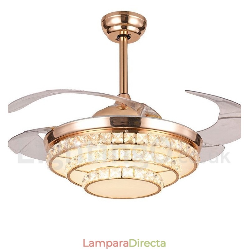 Ventilador de techo moderno y contemporáneo de estilo europeo de 42"