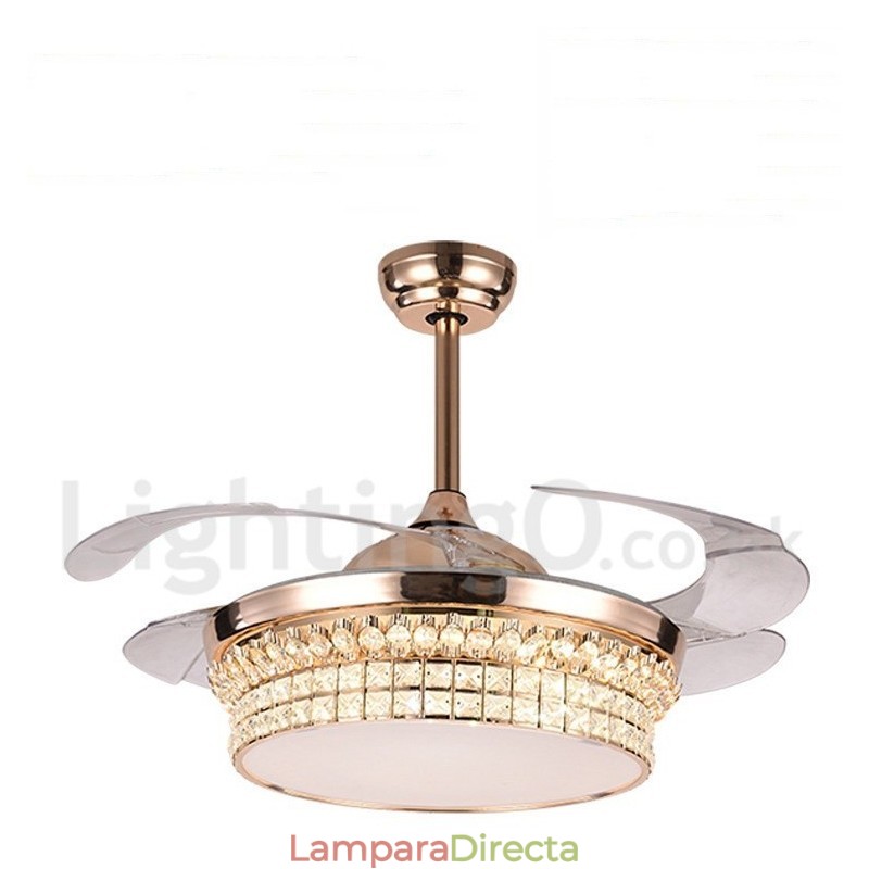 Ventilador de techo moderno y contemporáneo de estilo europeo de 42"