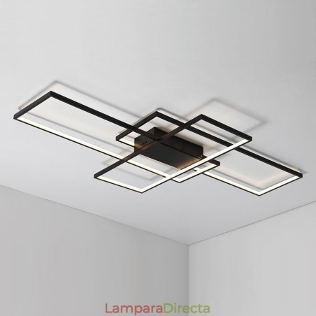 Lámpara de techo moderna y contemporánea de aluminio con pintura, lámpara de pared empotrada con regulador de intensidad remoto para sala de estar y dormitorio. También se puede usar como lámpara de pared. Lámpara de techo moderna y contemporánea de aluminio con pintura, lámpara de pared empotrada con regulador de intensidad remoto para sala de estar y dormitorio. También se puede usar como lámpara de pared.