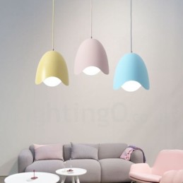 Lámpara colgante de exposición de iluminación de acero contemporánea moderna