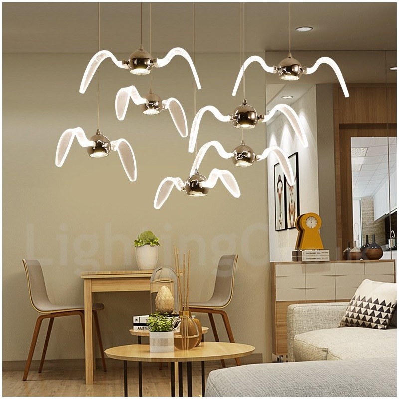 Lámpara colgante de iluminación contemporánea moderna