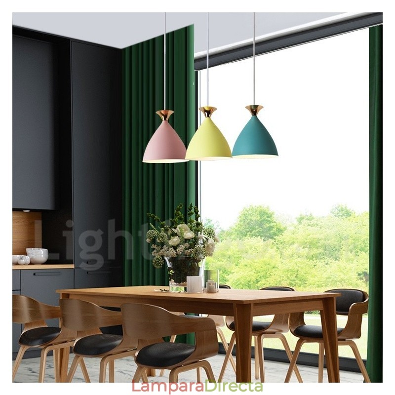 Lámpara colgante de iluminación contemporánea moderna
