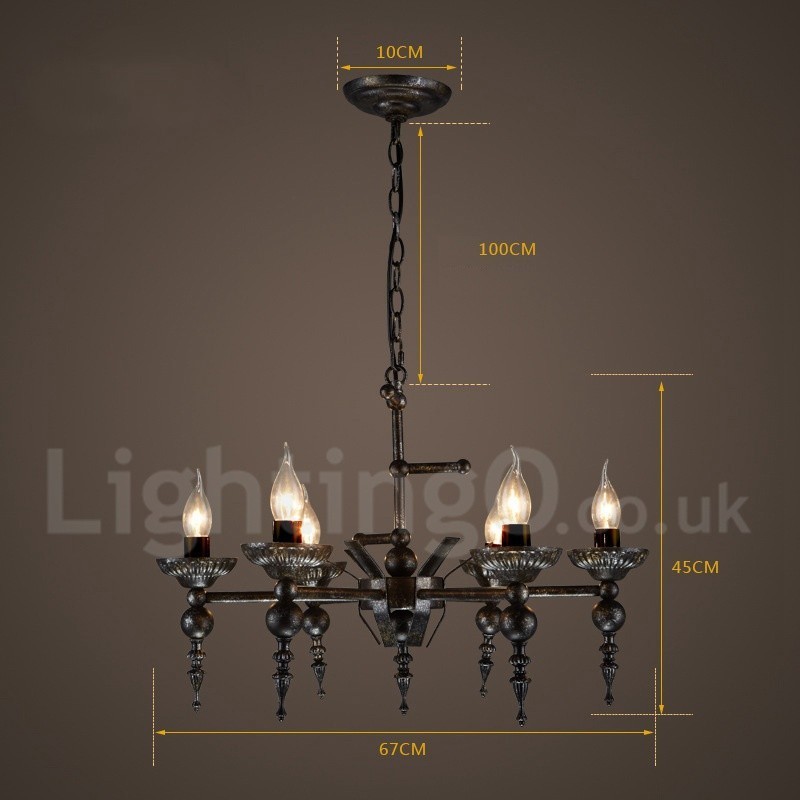 Lámpara colgante de acero de estilo industrial para tienda.