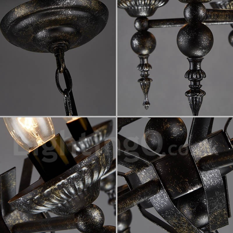 Lámpara colgante de acero de estilo industrial para tienda.