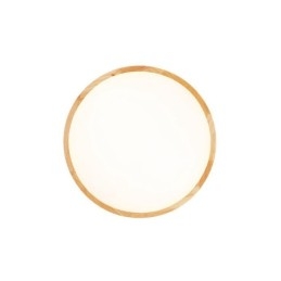 Lámpara de techo de madera redonda ultrafina Lámpara de techo de madera maciza acrílica Luces nórdicas