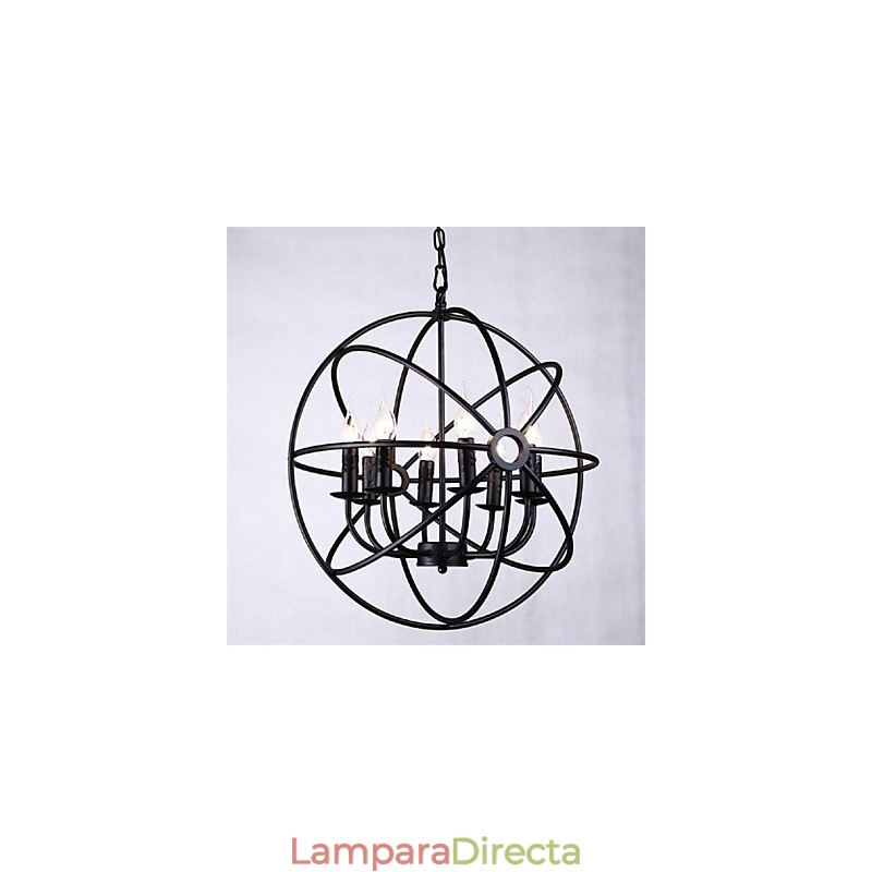 Lámpara colgante estilo mini, moderna, contemporánea, tradicional, clásica, rústica, estilo retro, estilo campestre, globo.