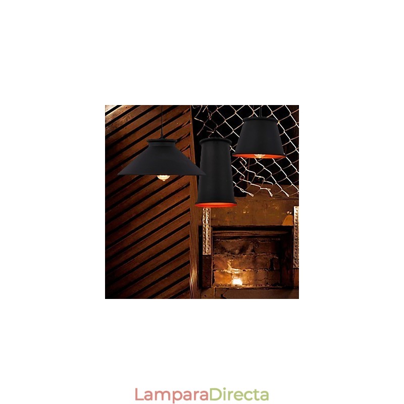 Lámpara colgante de metal de 3 luces, estilo mini, moderna y contemporánea