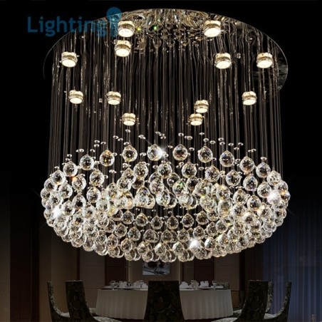 Lámpara de techo dúplex de lujo con forma de nido de pájaro moderna de cristal Lámpara de techo dúplex de lujo con forma de nido de pájaro moderna de cristal