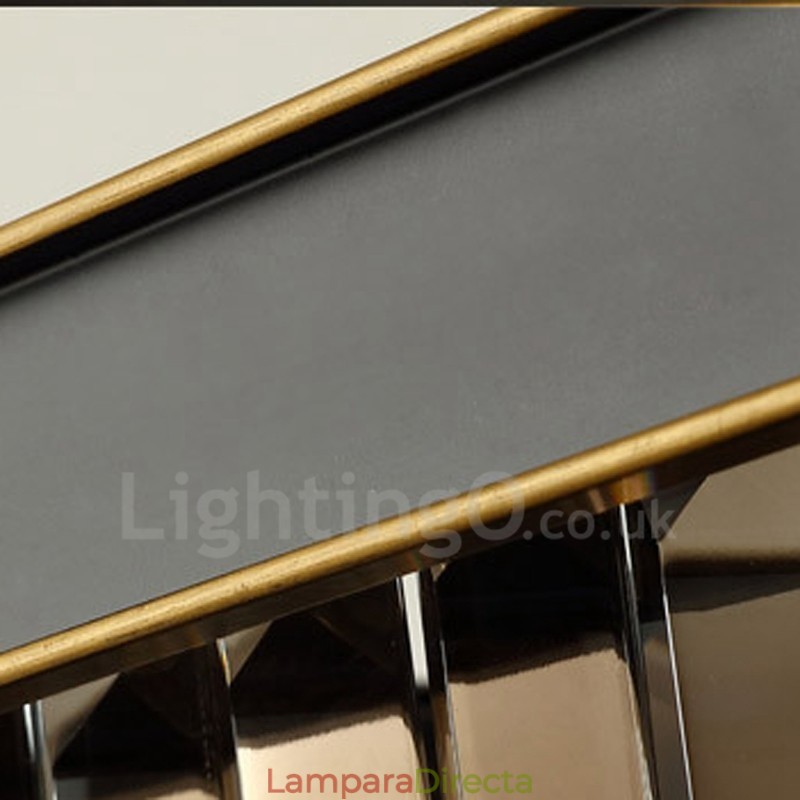 Lámpara colgante de cristal retro para cafetería y sala de exposiciones