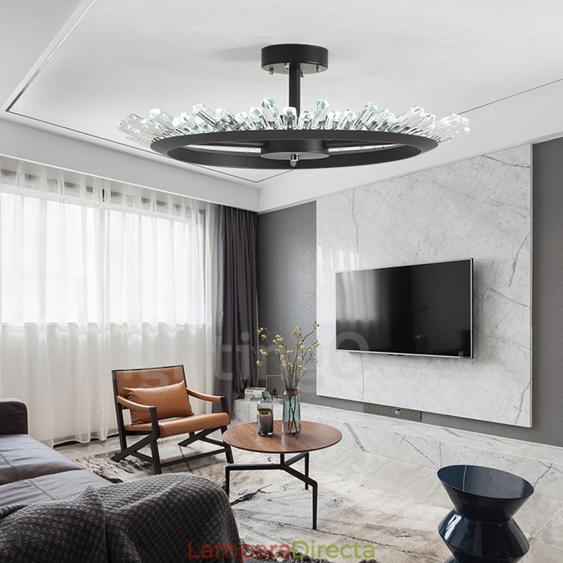Lámparas de techo de cristal modernas y contemporáneas