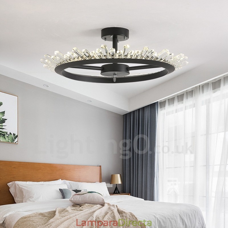 Lámparas de techo de cristal modernas y contemporáneas