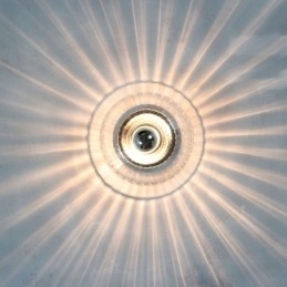 Apliques de pared con bombillas sin sombras, luz de techo moderna y contemporánea