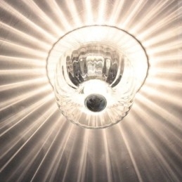 Apliques de pared con bombillas sin sombras, luz de techo moderna y contemporánea