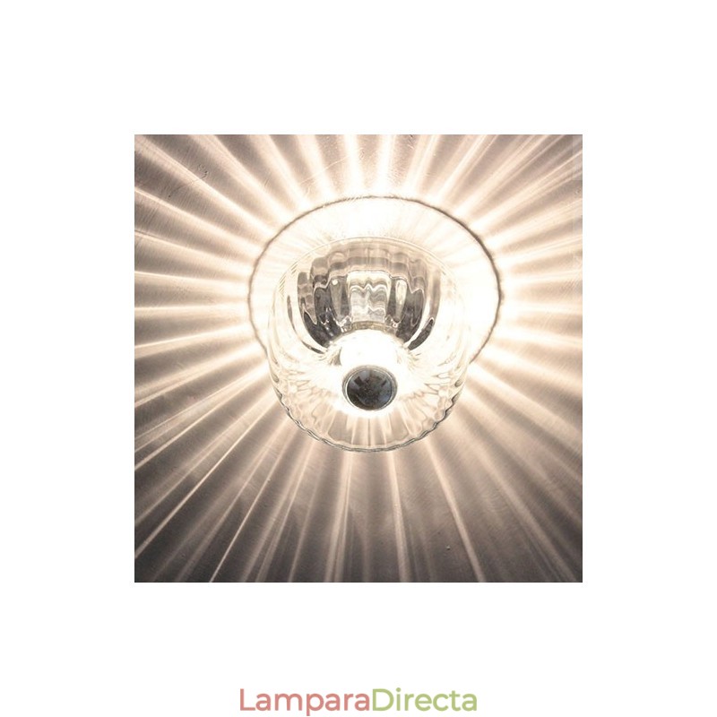 Apliques de pared con bombillas sin sombras, luz de techo moderna y contemporánea