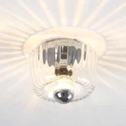 Apliques de pared con bombillas sin sombras, luz de techo moderna y contemporánea