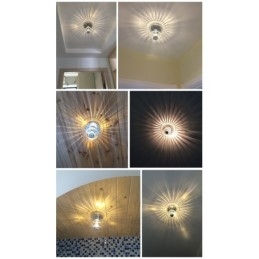 Apliques de pared con bombillas sin sombras, luz de techo moderna y contemporánea