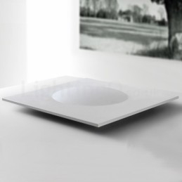 Lámpara de techo empotrada cuadrada, moderna y elegante