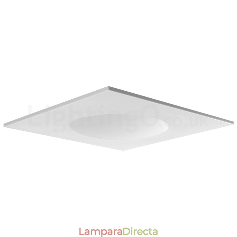 Lámpara de techo empotrada cuadrada, moderna y elegante