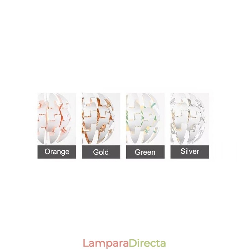 Lámpara colgante de bola de araña moderna nórdica