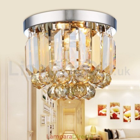 Lámparas de techo empotradas de cristal modernas Lámparas de techo empotradas de cristal modernas
