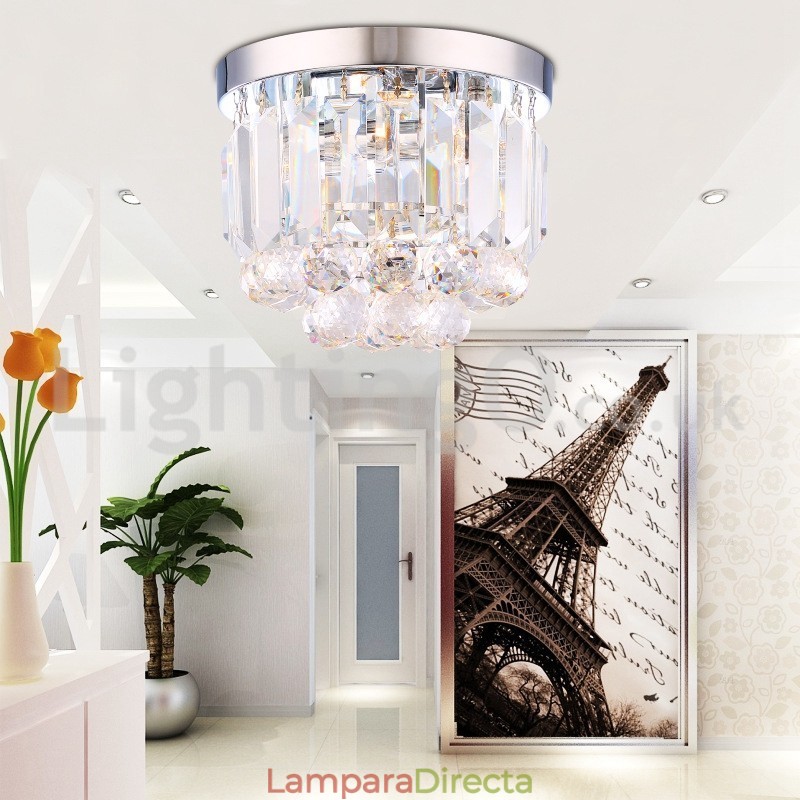 Lámparas de techo empotradas de cristal modernas